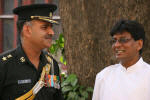 Lt. 
			Col. Yadav & Rev. Daniel